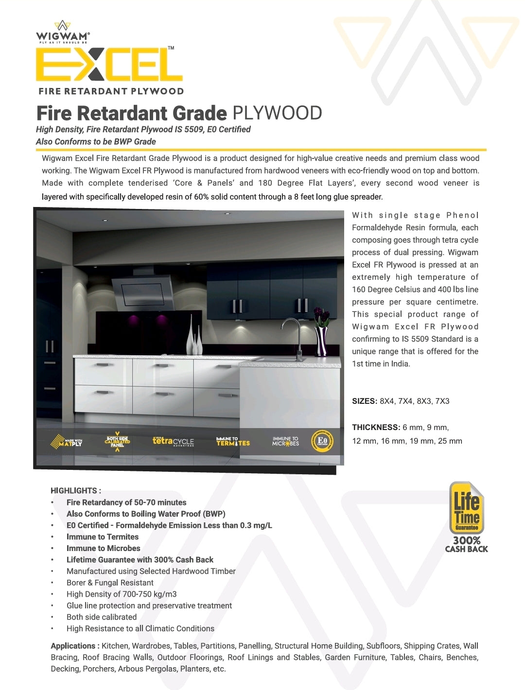 WIGWAM EXCEL BWP IS:5509